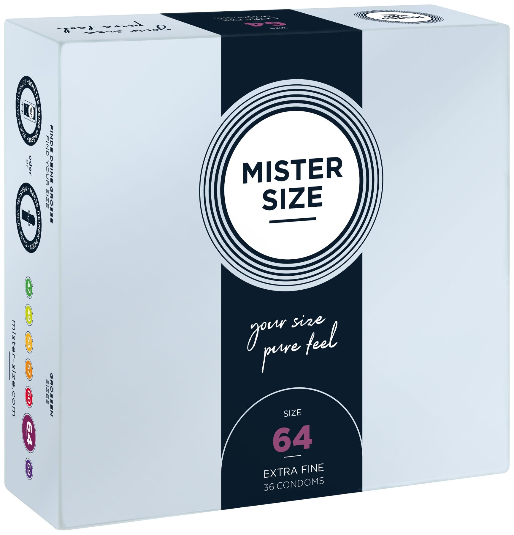 Thumb image for product index 7: Презервативи Mister Size - pure feel - 64