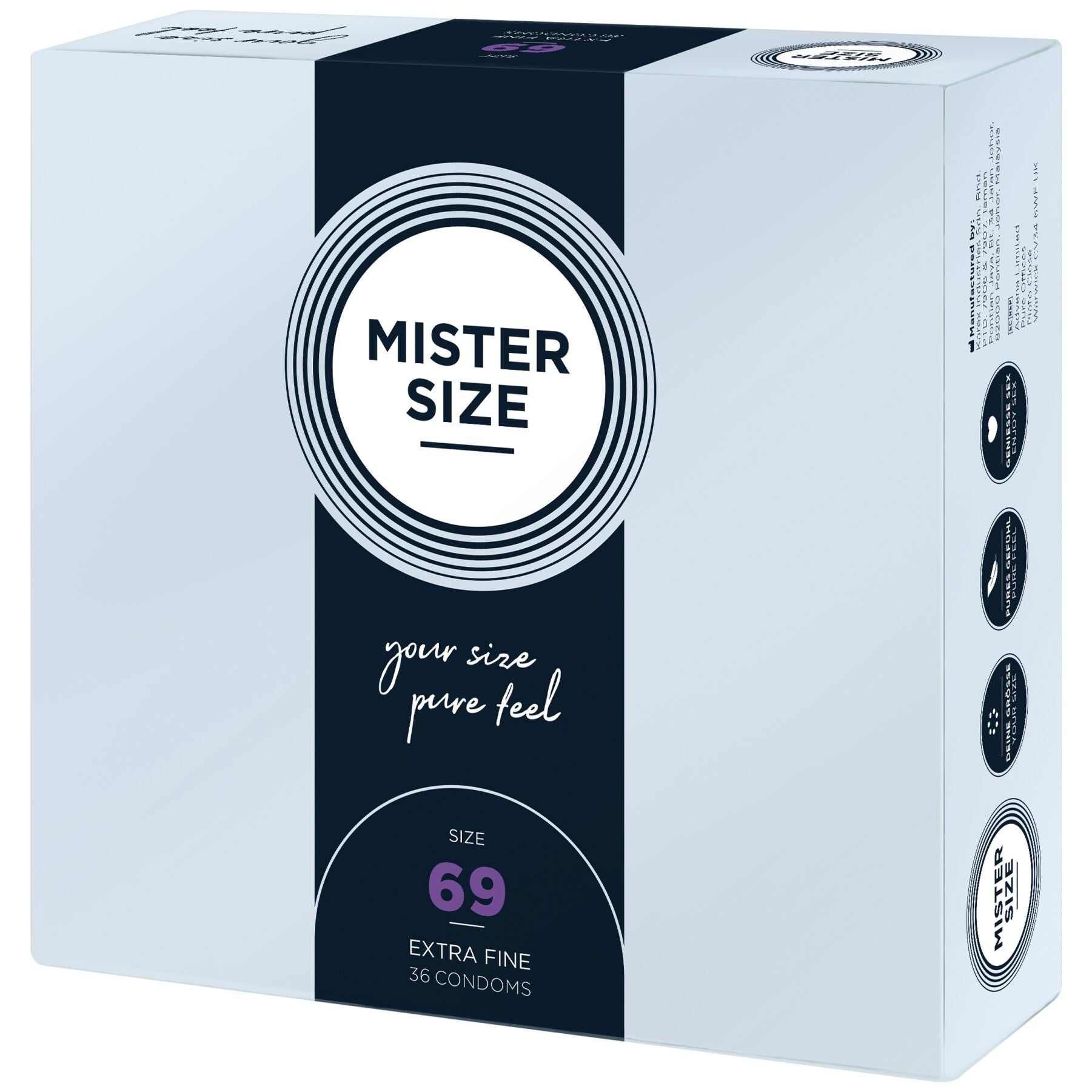 Thumb image for product index 5: Презервативы Mister Size - pure feel - 69