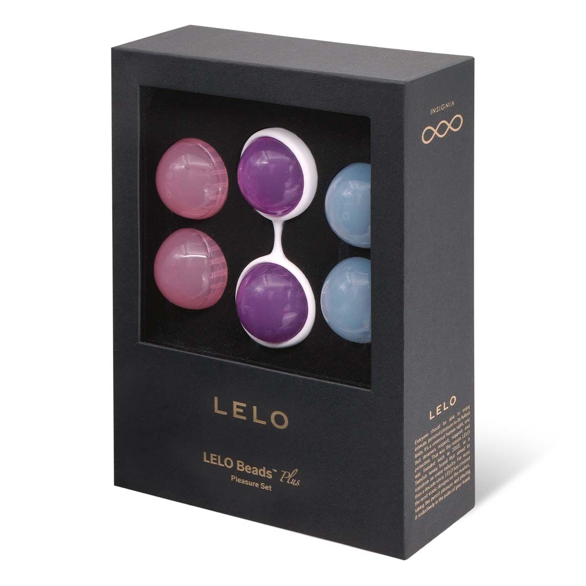 Thumb image for product index 5: Набор вагинальных шариков LELO Beads Plus, диаметр 3,5 см, изменяемая нагрузка, 2х28, 2х37 и 2х60 г