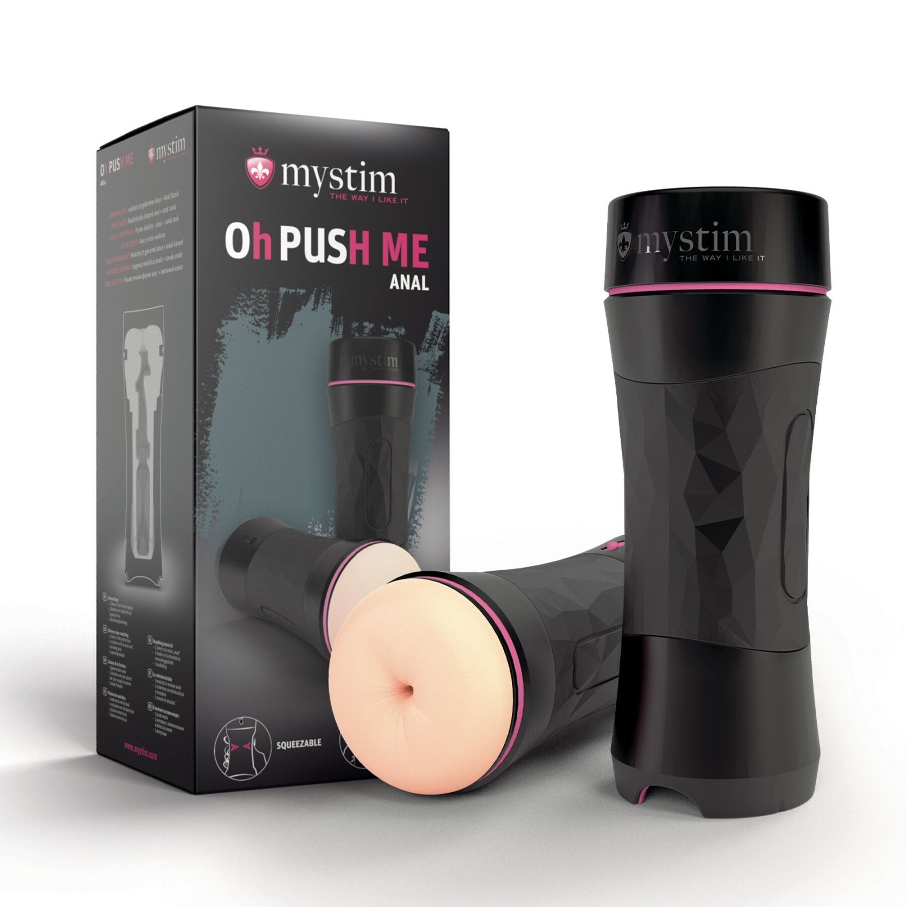 Thumb image for product index 6: Мастурбатор-попка Mystim O(h) PUSH ME Anus