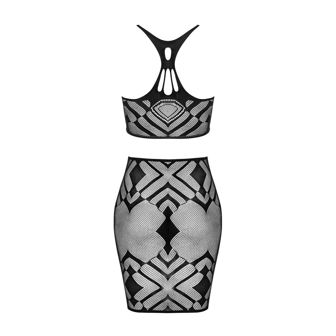 Thumb image for product index 4: Еротичний напівпрозорий комплект Obsessive K101 top & skirt