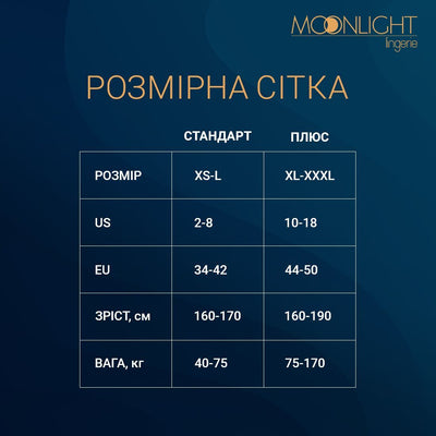 Main image for product index 6: Сукня-бодістокінг Moonlight Plus Model 01