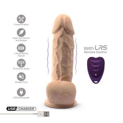 Фалоімітатор з вібрацією SilexD Norman Vibro (Model 1) + LRS - фото 6