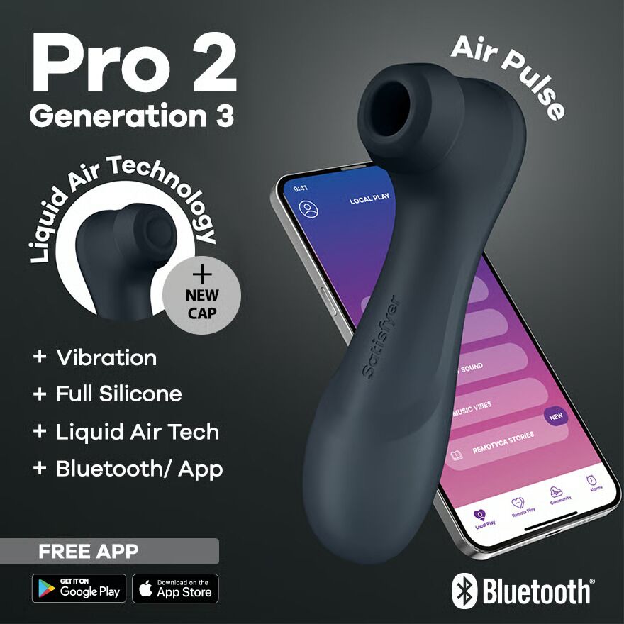 Вакуумний кліторальний стимулятор Satisfyer Pro 2 Generation 3 with Liquid Air Connect App - превʼю 7