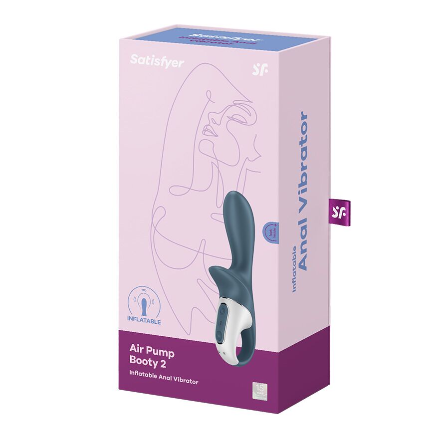 Thumb image for product index 5: Анальний вібратор надувний Satisfyer Air Pump Booty 2