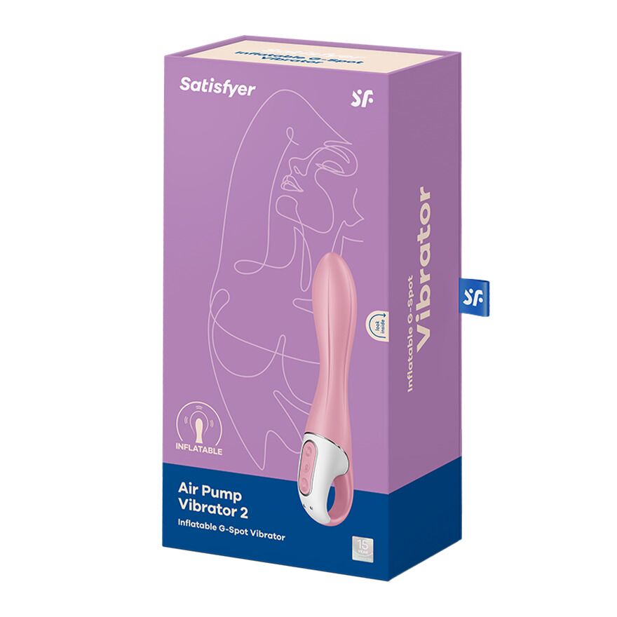 Thumb image for product index 5: Вібратор точки G надувний Satisfyer Air Pump Vibrator 2