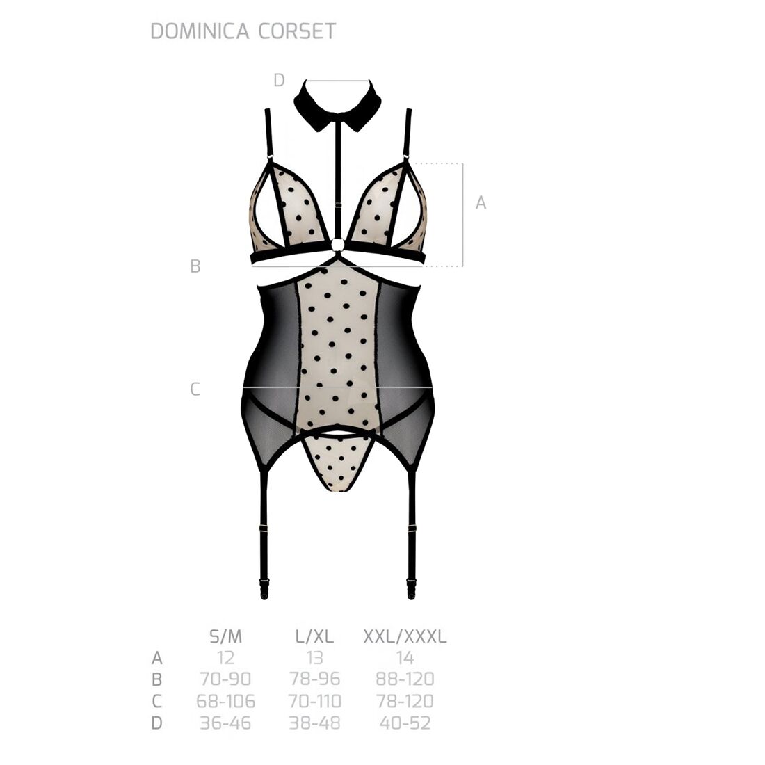 Thumb image for product index 14: Корсет с открытой грудью Passion DOMINICA CORSET 