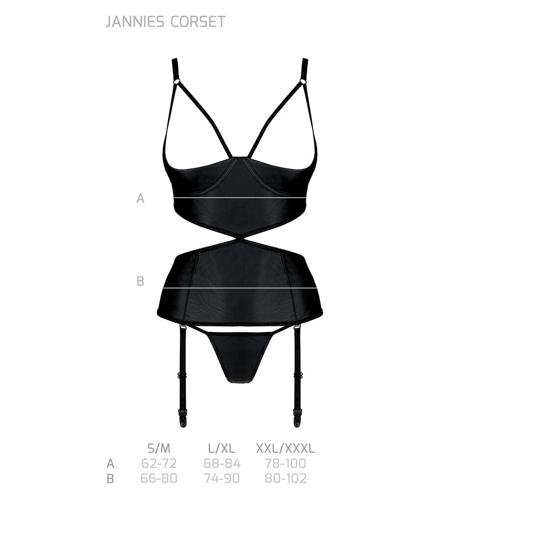 Thumb image for product index 10: Корсет з відкритими грудьми Passion JANNIES CORSET