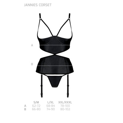 Main image for product index 5: Корсет з відкритими грудьми Passion JANNIES CORSET