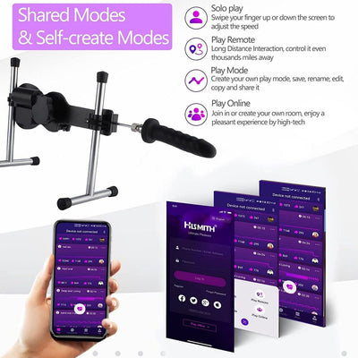 Main image for product index 4: Смарт секс-машина Hismith AK-09 Sex Machine APP з фалоімітатором, бездротовий пульт ДК