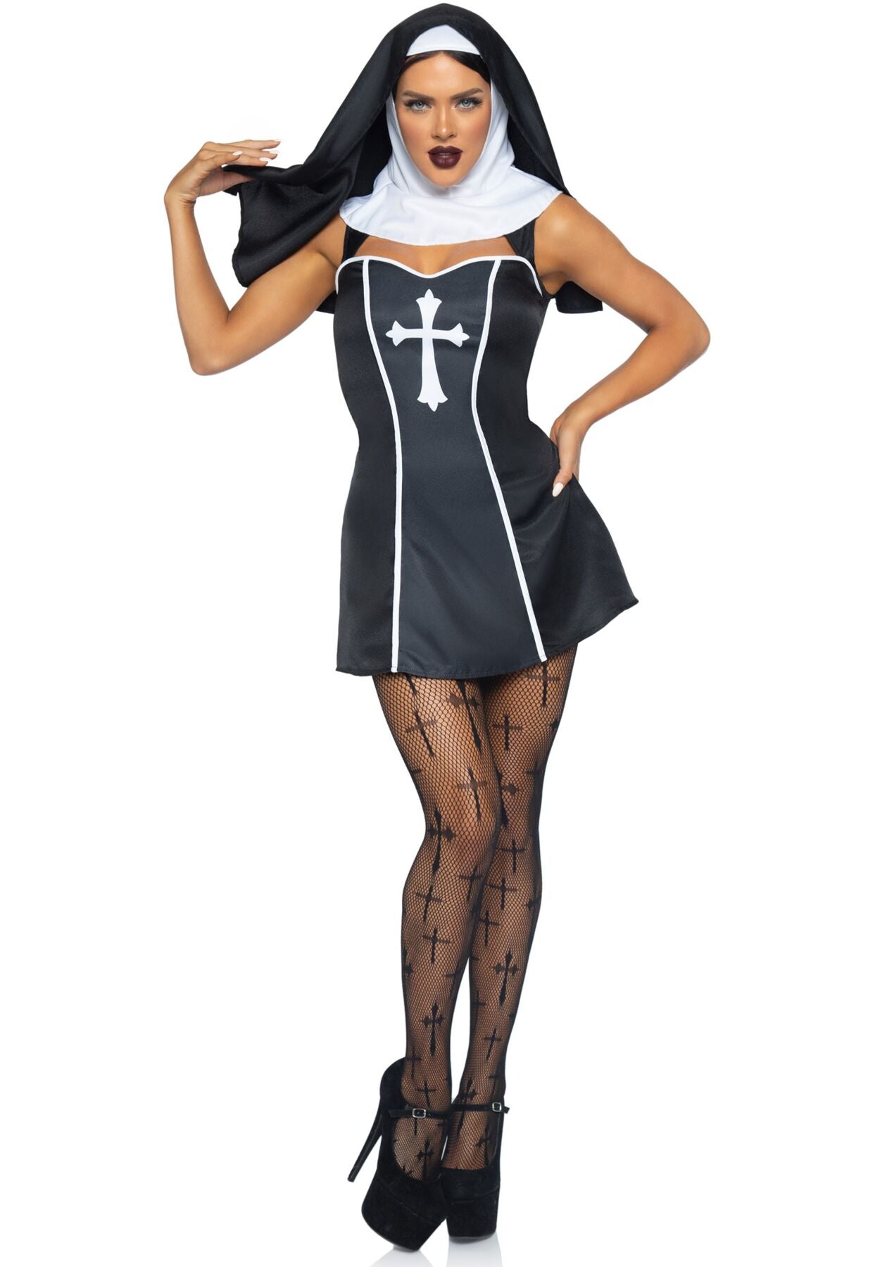 Thumb image for product index 4: Костюм черниці Leg Avenue Naughty Nun