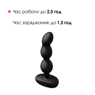 Анальне смарт-намисто з вібрацією та обертанням Lovense Ridge - фото 9