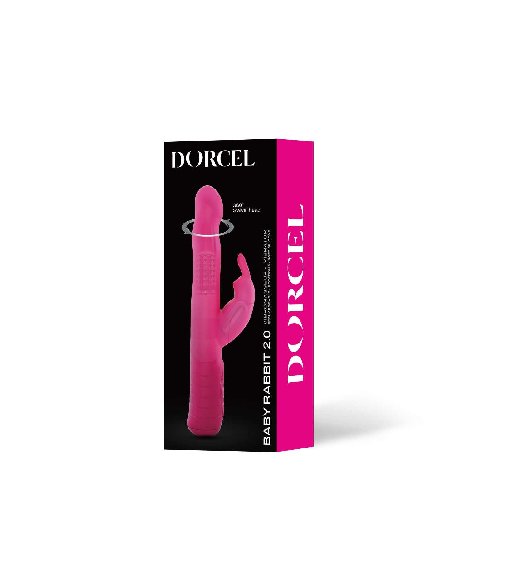 Thumb image for product index 13: Вібратор-кролик Dorcel Baby Rabbit 2.0 з перлинним масажем і головкою, що обертається