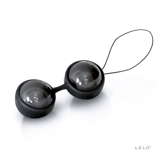 Вагинальные шарики LELO Luna Beads Noir , смещенный центр тяжести, диаметр 2,9 см, 2х37 г