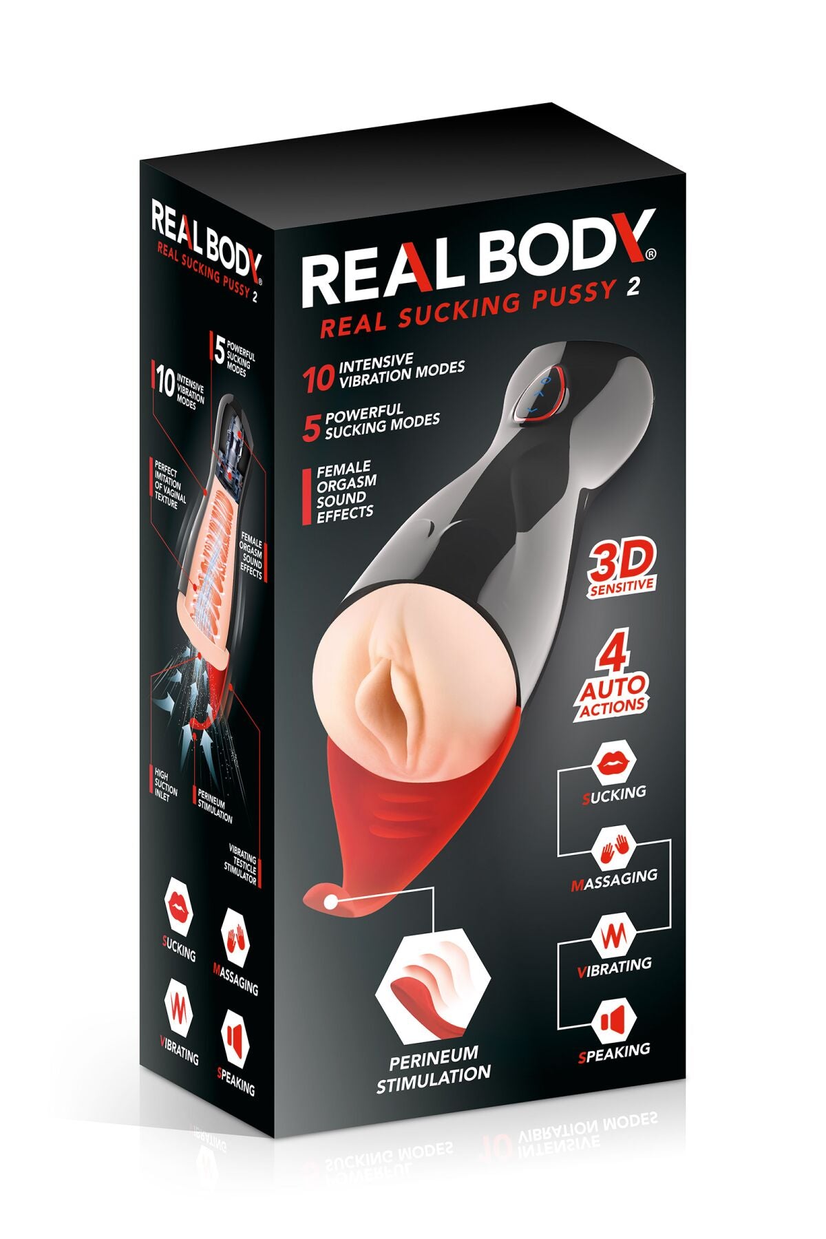 Thumb image for product index 6: Премиум-вибромастурбатор Real Body - Real Sucking Pussy 2