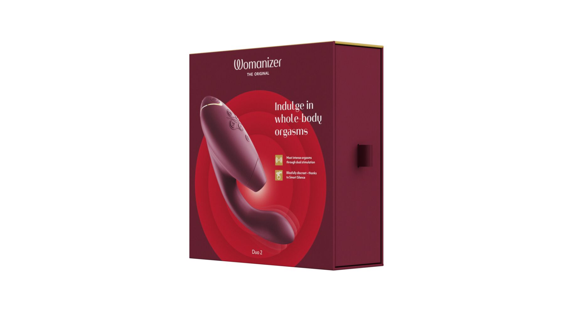 Thumb image for product index 19: Подвійний вакуумний кліторальний стимулятор з вібрацією Womanizer Duo 2