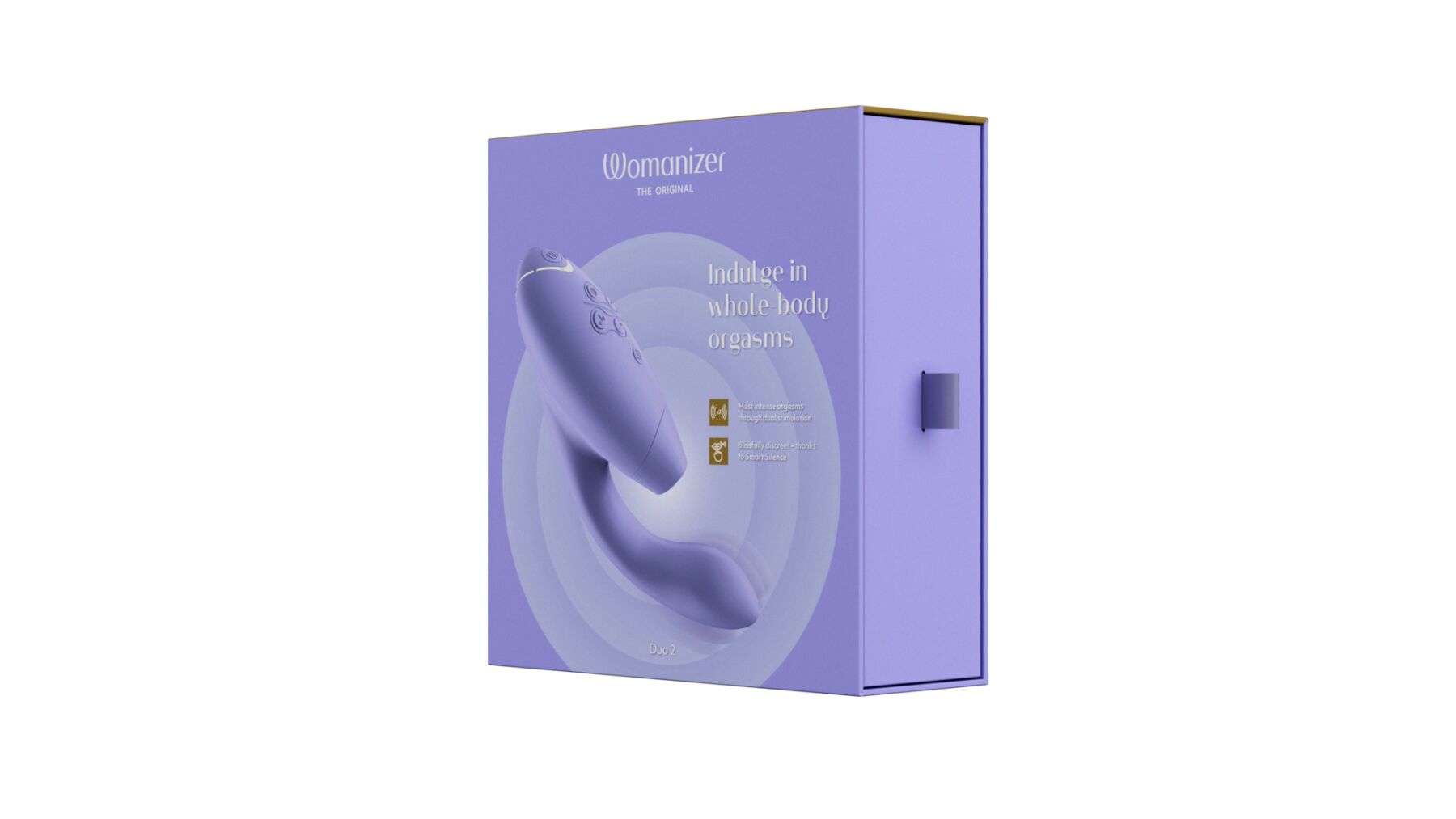 Thumb image for product index 49: Подвійний вакуумний кліторальний стимулятор з вібрацією Womanizer Duo 2