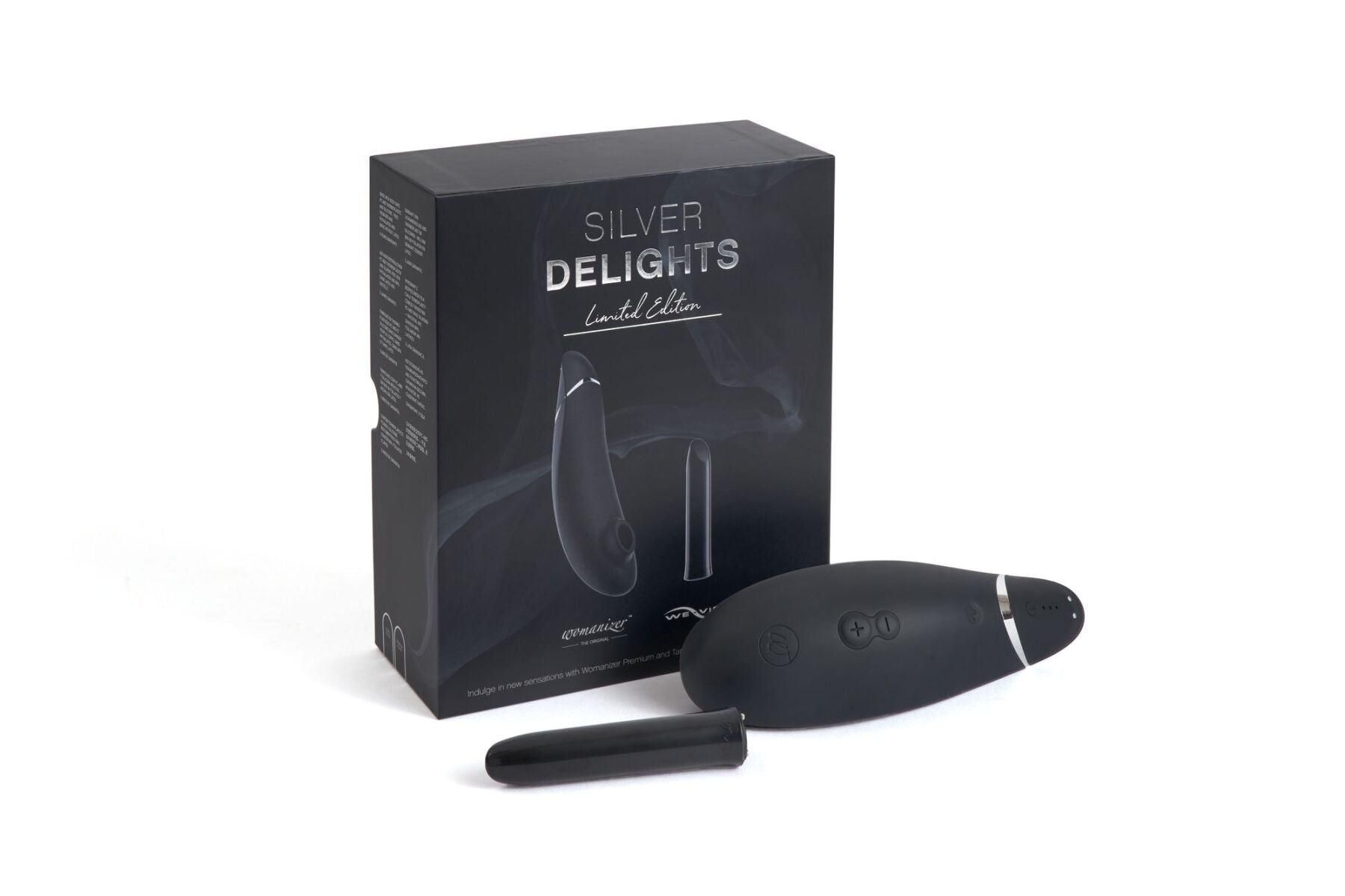 Thumb image for product index 2: Преміальний подарунковий набір Silver Delights Collection: Womanizer Premium та We-Vibe Tango