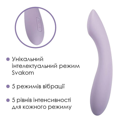 Main image for product index 3: Вібратор для точки G з інтелектуальним режимом Svakom Amy 2