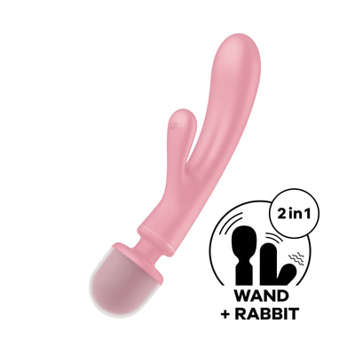 Main image for product index 1: Вібратор-кролик з вібромасажером Satisfyer Triple Lover