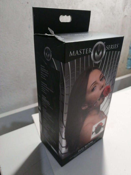 Кляп Master Series Eye-Catching Ball Gag With Rose (м'ята упаковка!!!)_