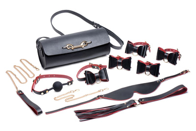 Main image for product index 1: Набор БДСМ с дорожной сумкой Master Series: Bow — Luxury BDSM Set With Travel Bag, 11 предметов