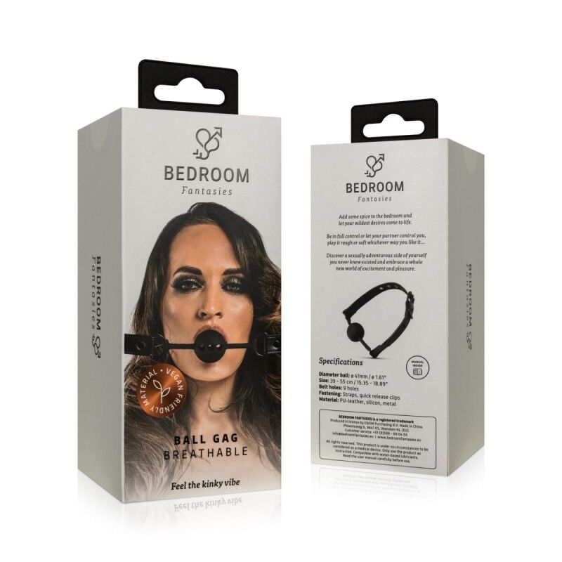 Thumb image for product index 8: Воздухопроницаемый кляп Bedroom Fantasies: Breathable Silicone Ball Gag