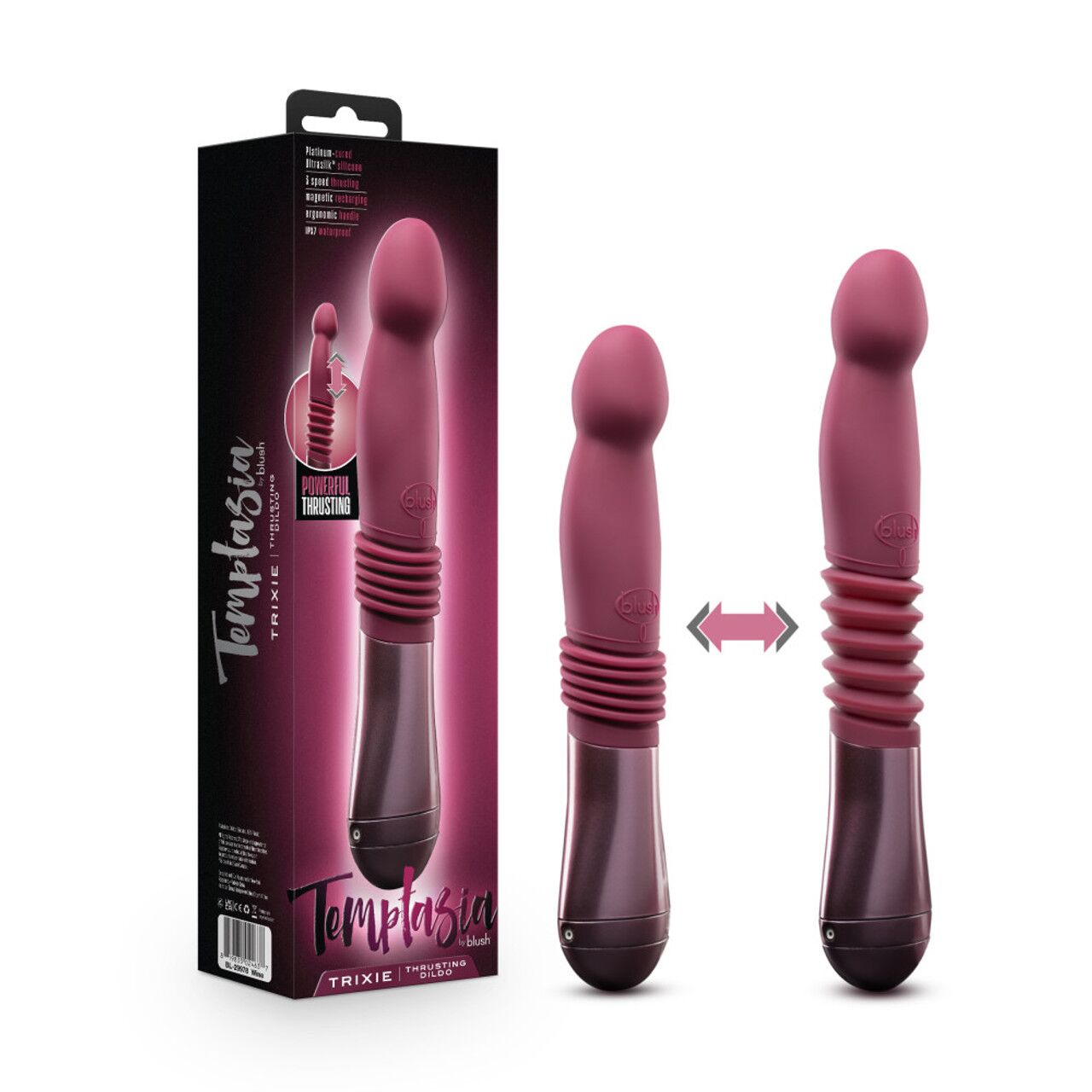 Thumb image for product index 7: Пульсатор Temptasia by Blush - Trixie Thrusting Dildo