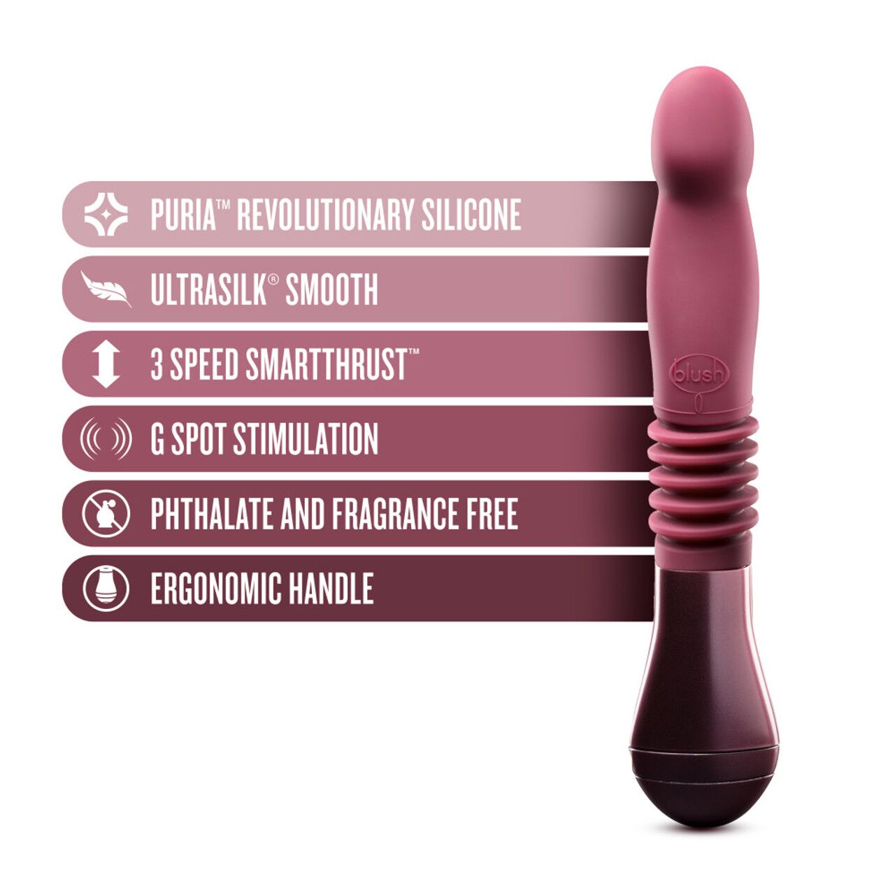 Thumb image for product index 2: Пульсатор Temptasia by Blush - Trixie Thrusting Dildo