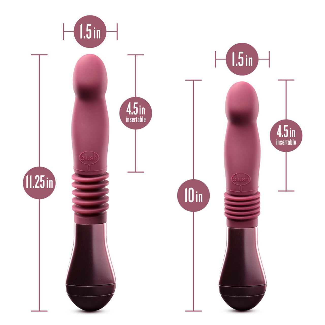 Thumb image for product index 5: Пульсатор Temptasia by Blush - Trixie Thrusting Dildo