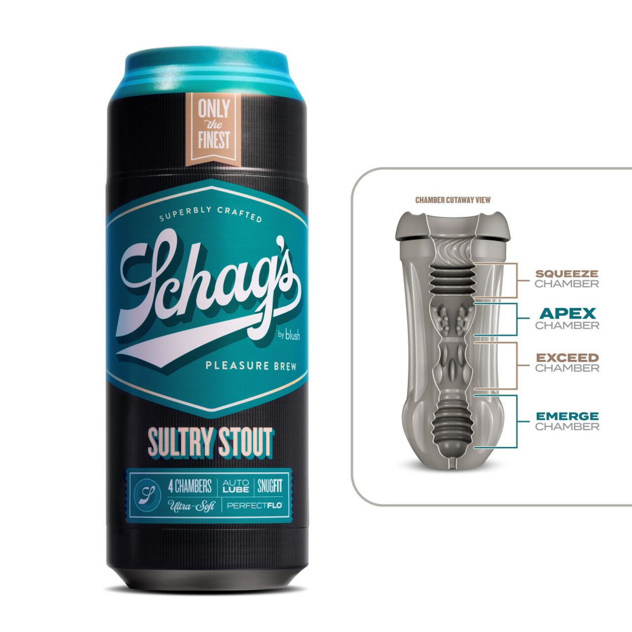 Thumb image for product index 2: Мастурбатор Schag's by Blush - Sultry Stout Masturbator - Frosted