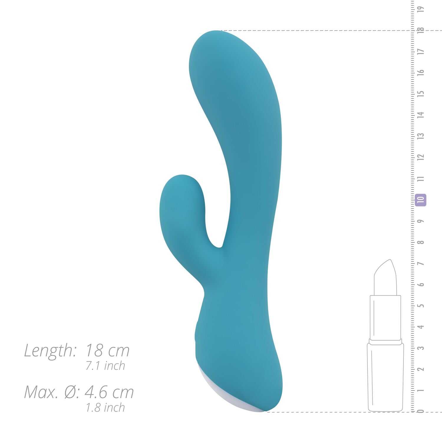 Thumb image for product index 7: Вібратор-кролик Cala Azul - Martina I Rabbit Vibrator