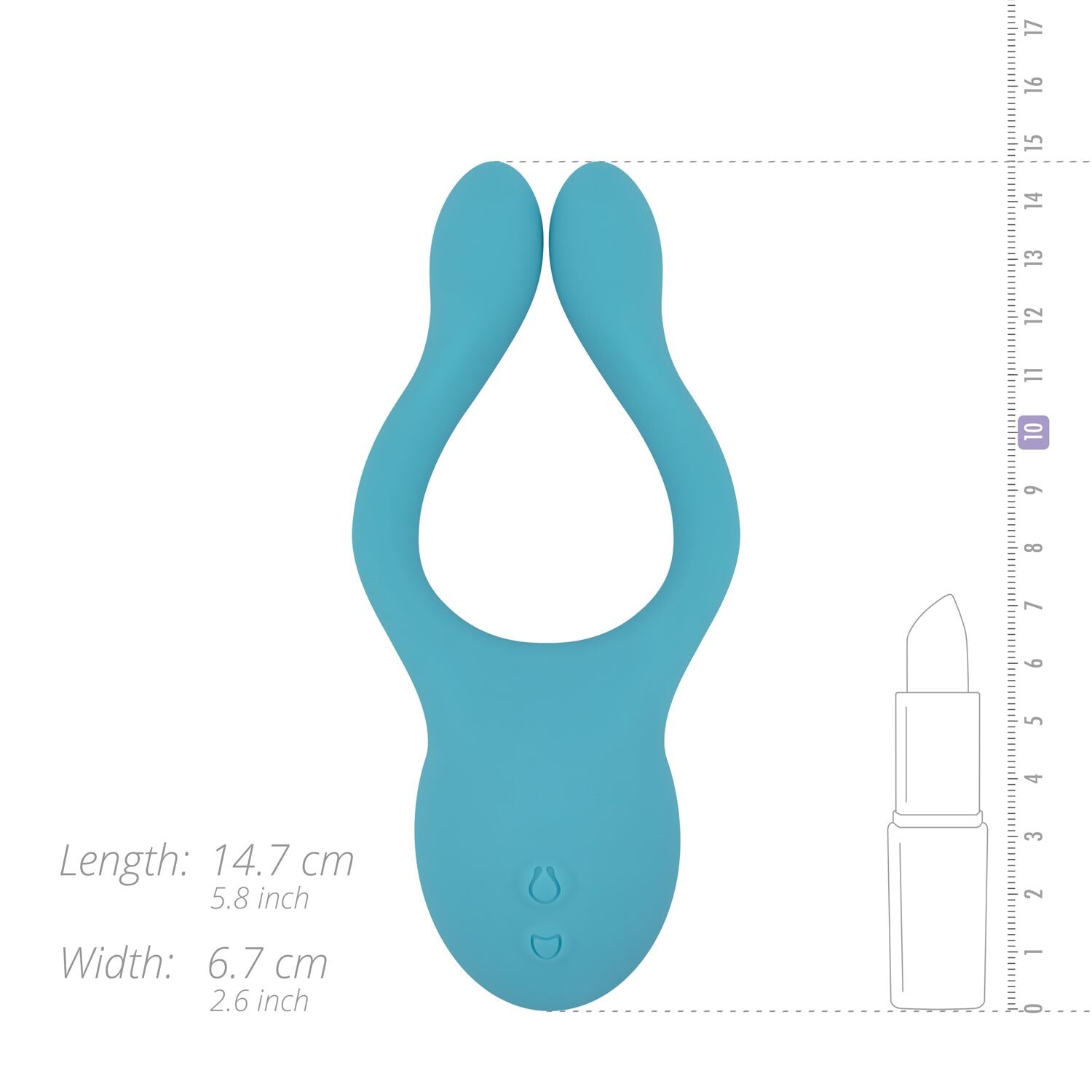 Thumb image for product index 7: Вібратор для пар Cala Azul - Dani I Couples Vibrator