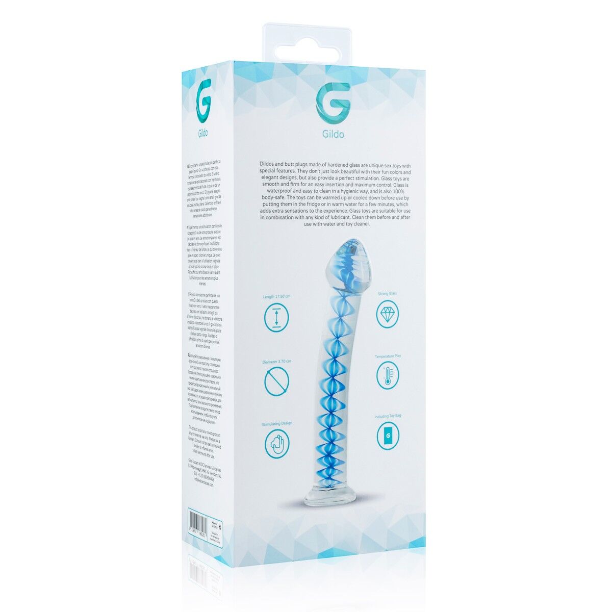 Thumb image for product index 5: Скляний ділдо Gildo Glass Dildo No. 4