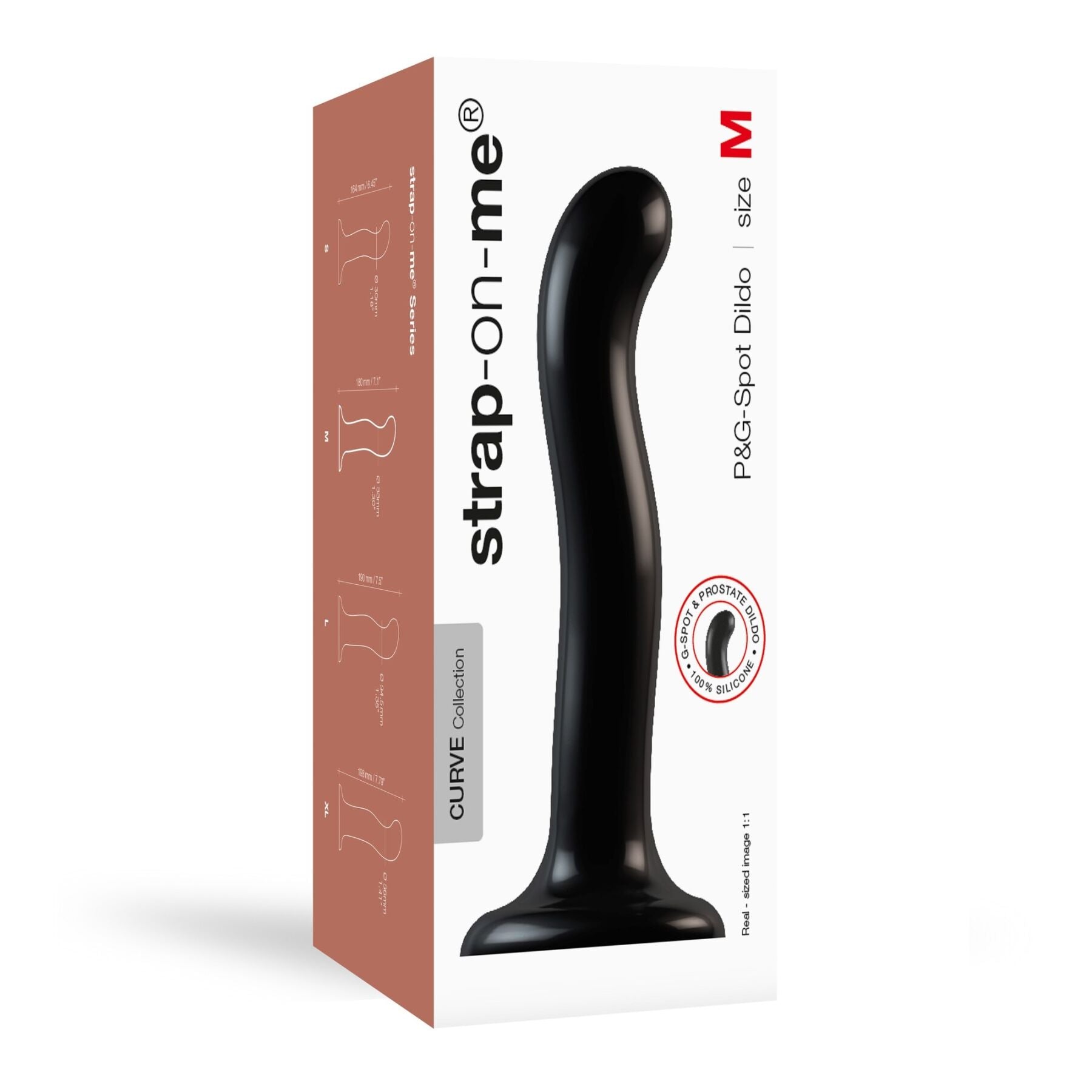 Thumb image for product index 13: Насадка для страпона Strap-On-Me P&G-Spot Dildo