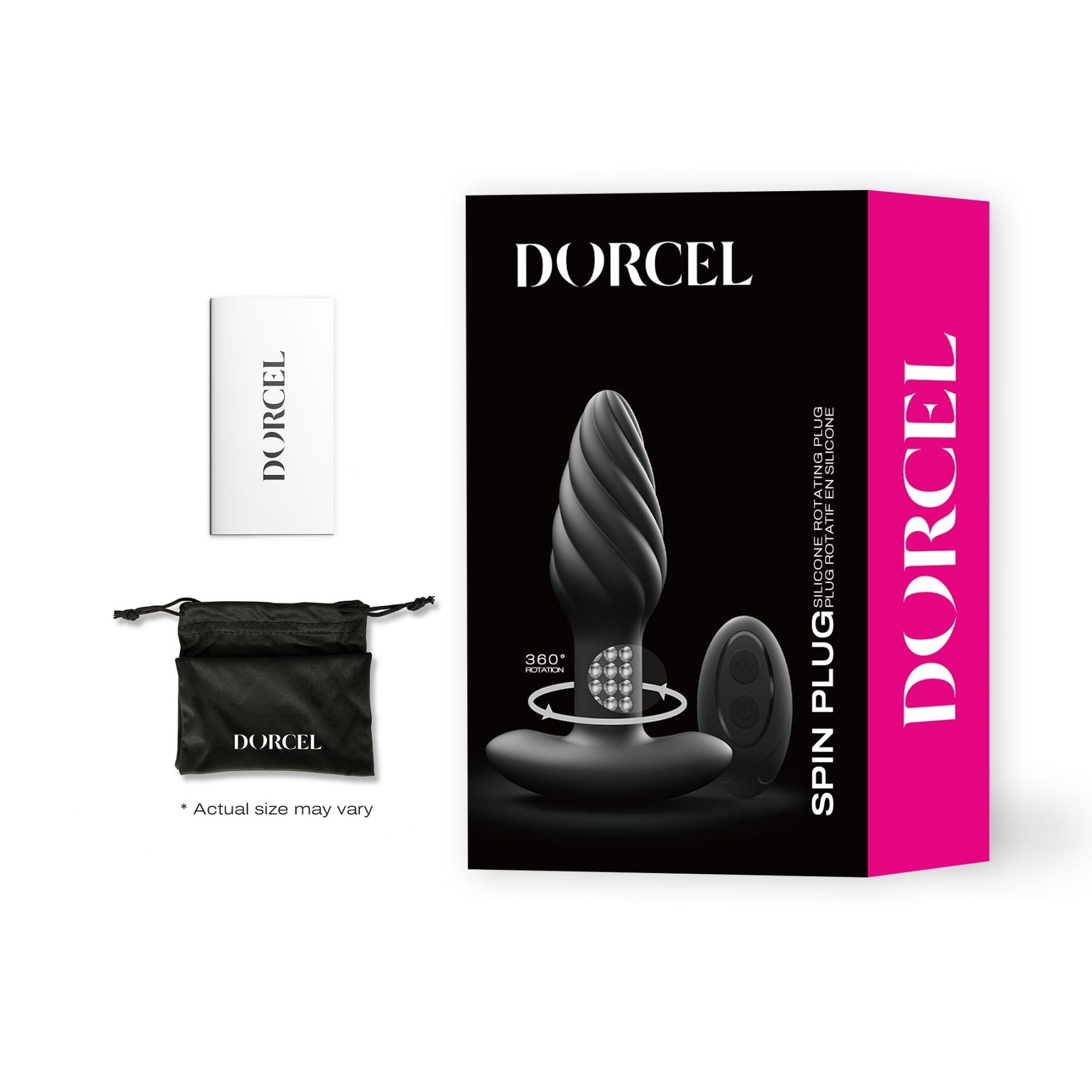 Thumb image for product index 5: Анальна пробка з вібрацією та перлинним масажем Dorcel Spin Plug