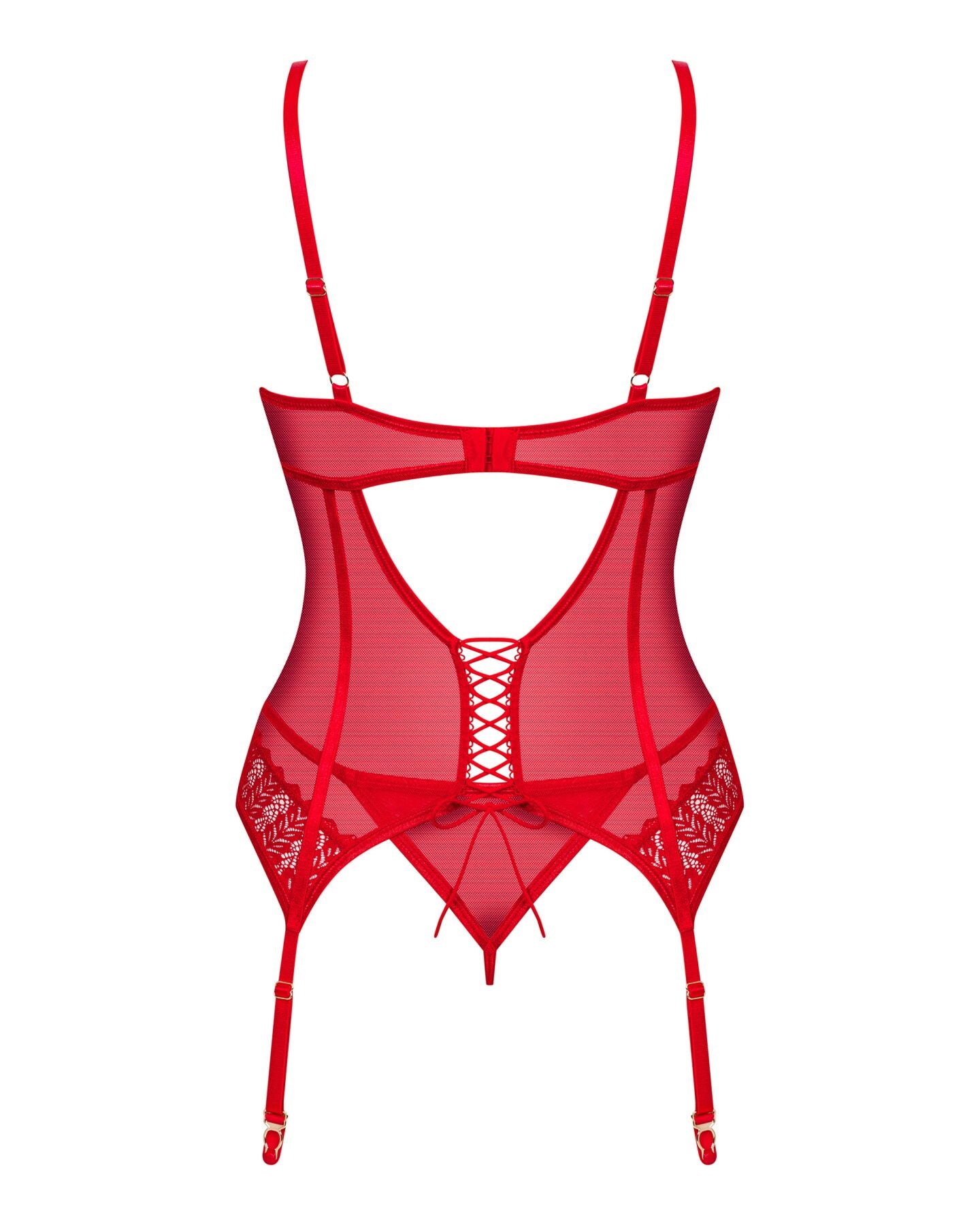 Thumb image for product index 4: Комплект корсет та стрінги Obsessive Ingridia corset & thong