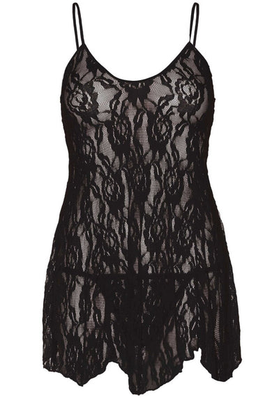 Main image for product index 14: Сорочка бебі-дол Leg Avenue Rose Lace Flair Chemise