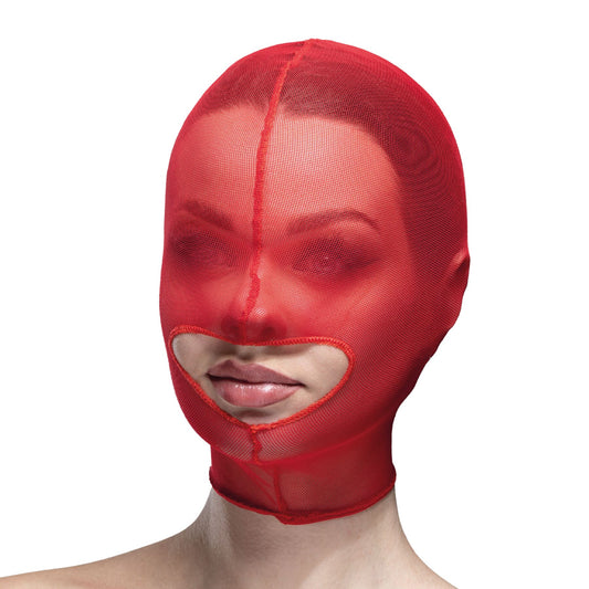 Маска сетка с открытым ртом Feral Feelings - Hood Mask