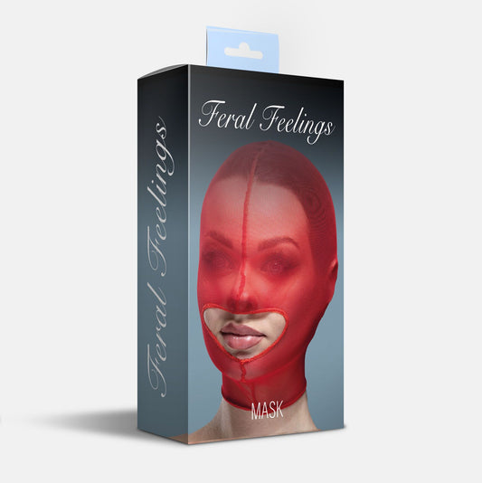 Маска сетка с открытым ртом Feral Feelings - Hood Mask_