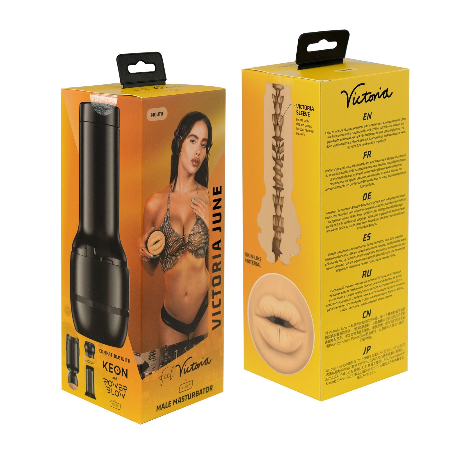 Thumb image for product index 6: Мастурбатор Kiiroo Feel Victoria June Mouth Stroker PBC совместим с PowerBlow и Keon