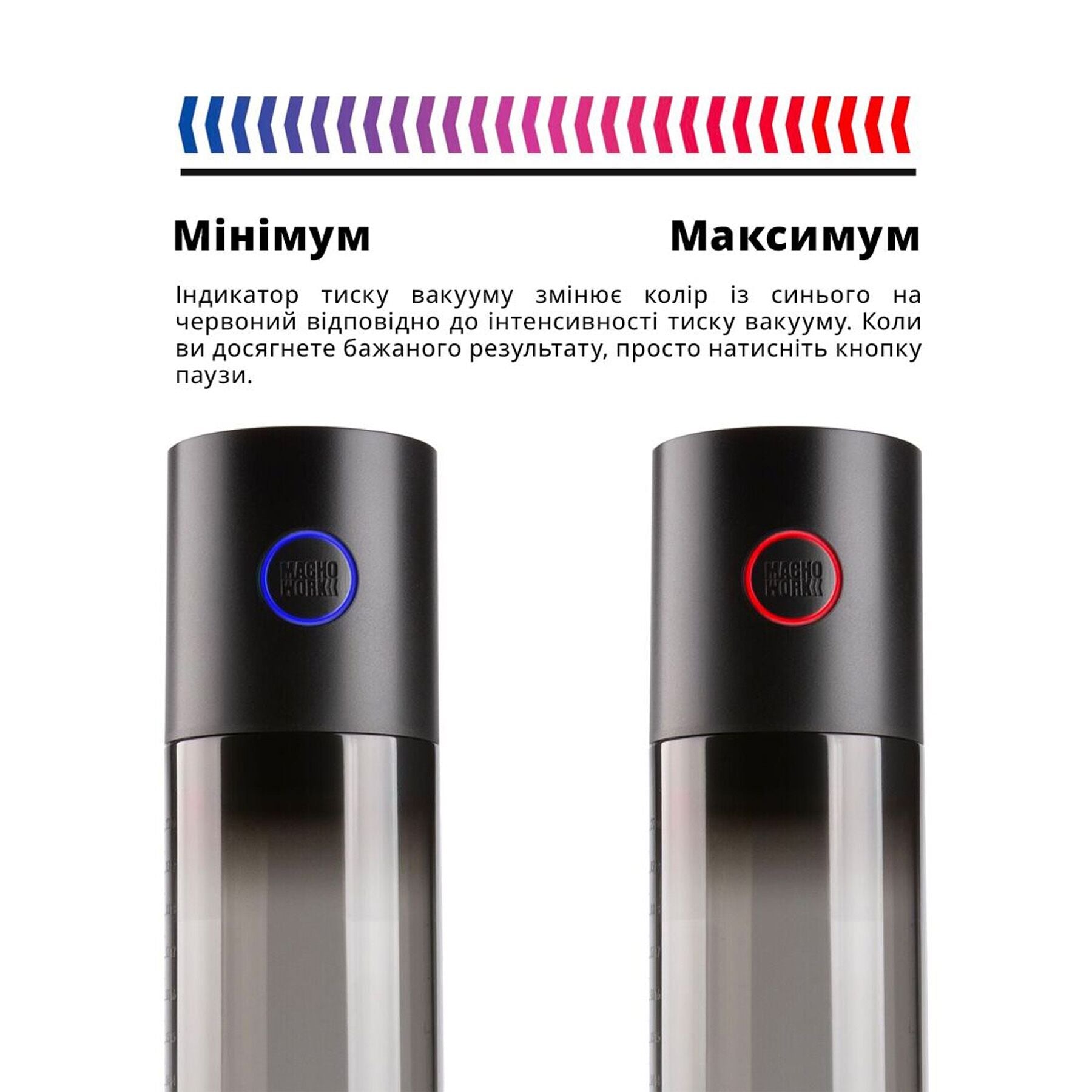 Автоматическая вакуумная помпа Otouch MACHO WORK 1, 2 кольца 26 мм и 36 мм - превью 5