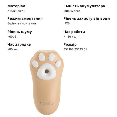 Main image for product index 4: Вакуумный клиторальный стимулятор Otouch Cici Kitty