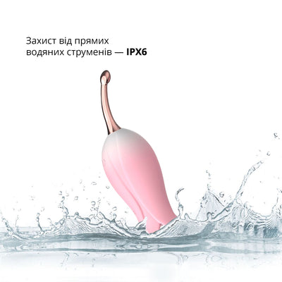 Ультразвуковий вібратор для клітора Otouch Bloom Ultrasonic Clitoris, 2 доп насадки - фото 5