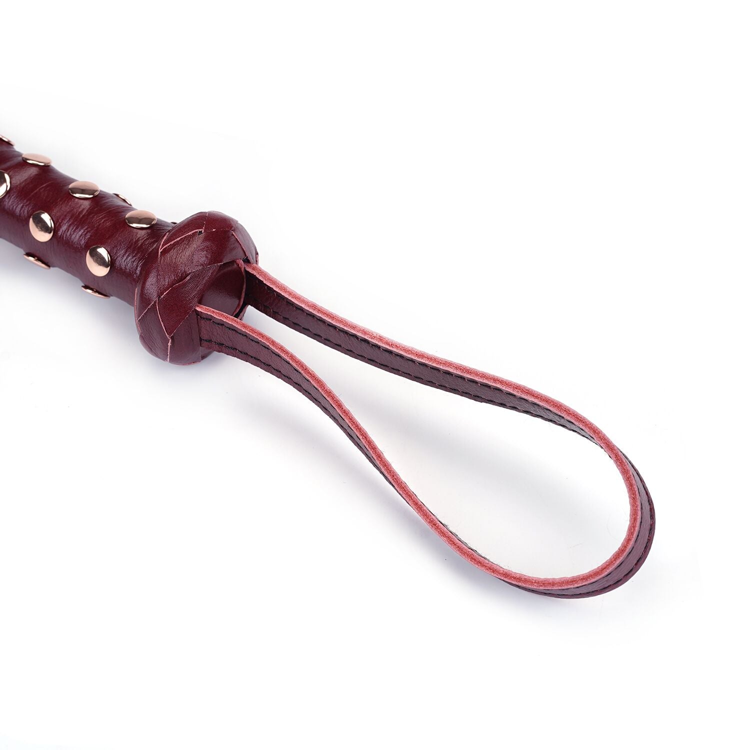 Thumb image for product index 2: Флоггер Liebe Seele Wine Red Studded Flogger