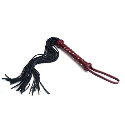 Main image for product index 1: Флоггер Liebe Seele Wine Red Studded Flogger