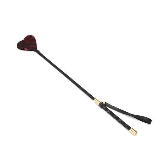 Шлепалка-сердечко Liebe Seele Victorian Garden Riding Crop, двусторонняя