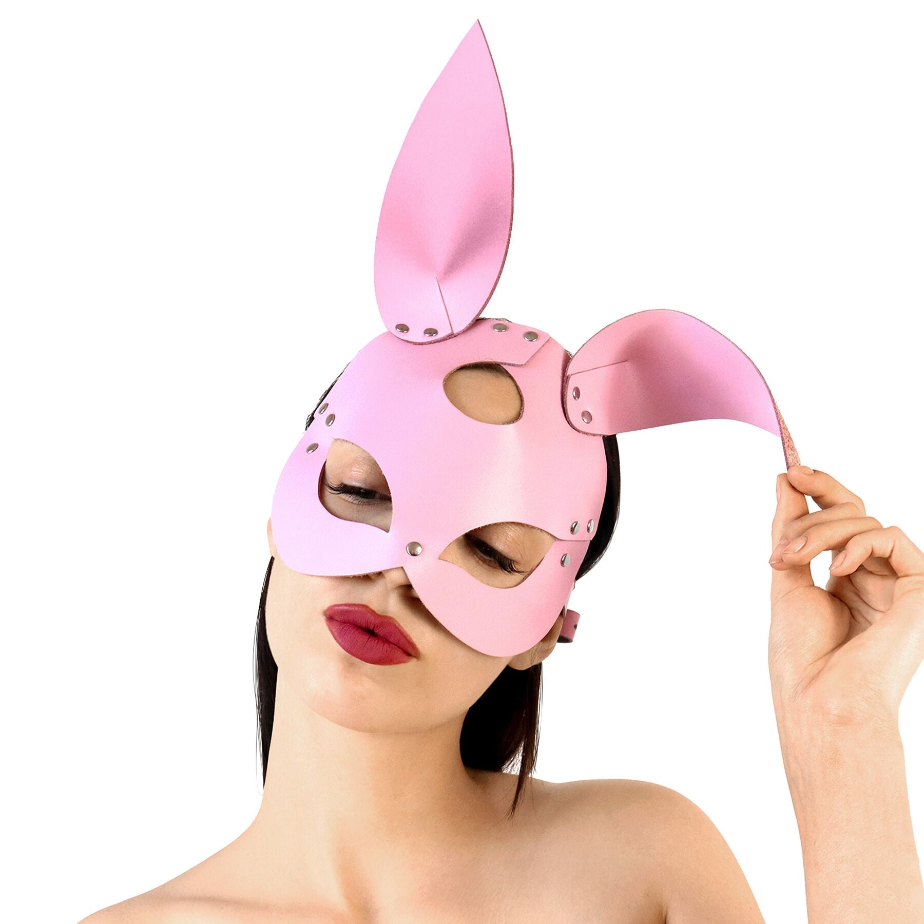 Thumb image for product index 16: Кожаная маска Зайки Art of Sex - Bunny mask