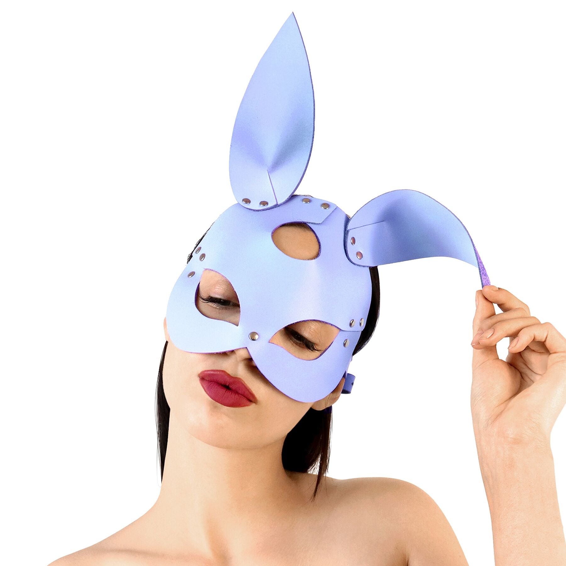 Thumb image for product index 11: Кожаная маска Зайки Art of Sex - Bunny mask