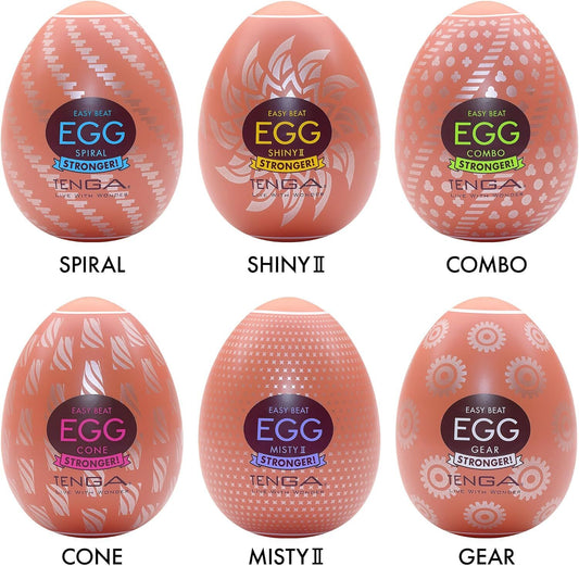 Набір мастурбаторів-яєць Tenga Egg Hard Boilded II Pack (6 од)_